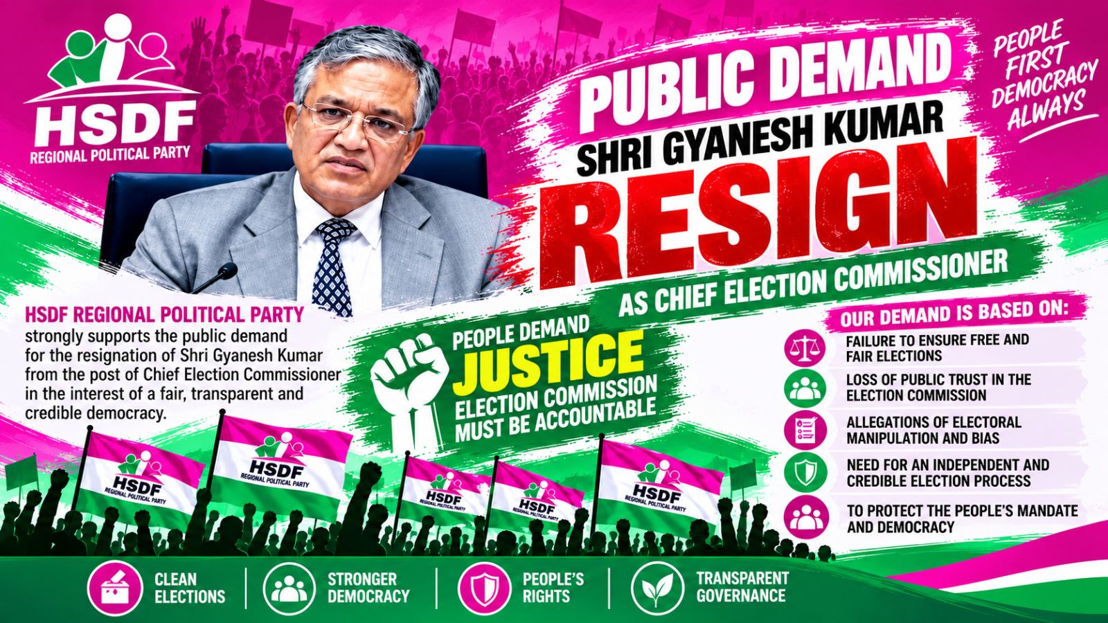 PUBLIC DEMAND FOR ACCOUNTABILITY